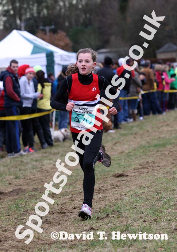 Under-13 girls winner NEHL, Wallington Hall. Photo: David T. Hewitson/Sports for All Pics